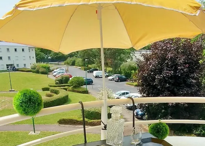 Le Doux Viking, Balcon & Parking Prive Proche Zenith Caen